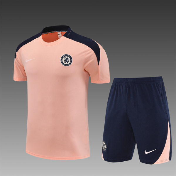 25/26 Chelsea Nike Strike Short Sleeve Training Set - Apricot