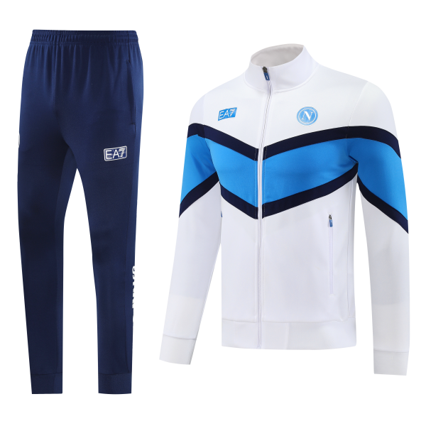 SSC Napoli White Polystretch Tracksuit 2025/2026