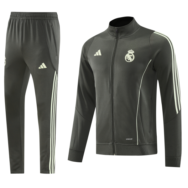 Men's Real Madrid adidas Training Tracksuit 25/26 Dark Olive