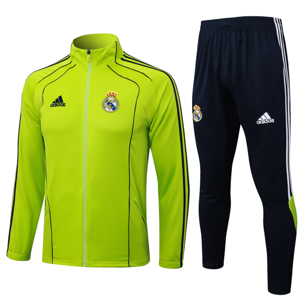 Kids Real Madrid adidas Training Tracksuit 25/26 Grass Green