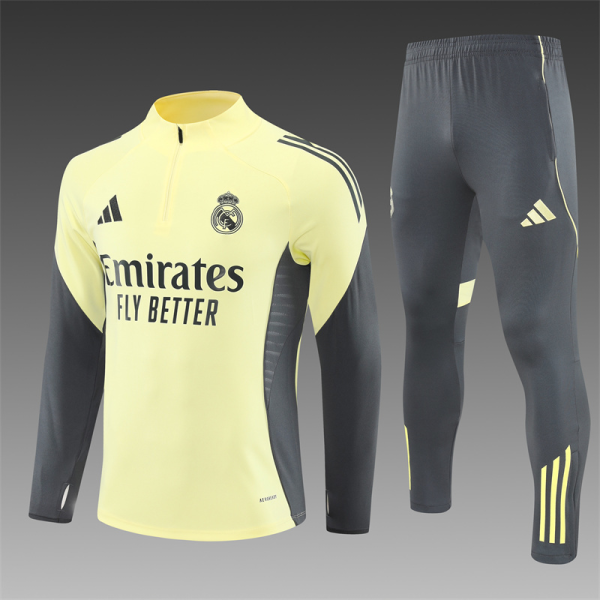Kids Real Madrid adidas Training Set 25/26 Yellow