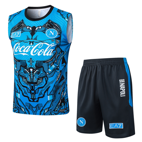 SSC Napoli Sky Blue Training Sleeveless Shirt 2025/2026