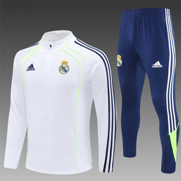 Kids Real Madrid adidas Training Set 25/26 White