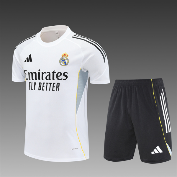 Real Madrid adidas Training Set 25/26 White