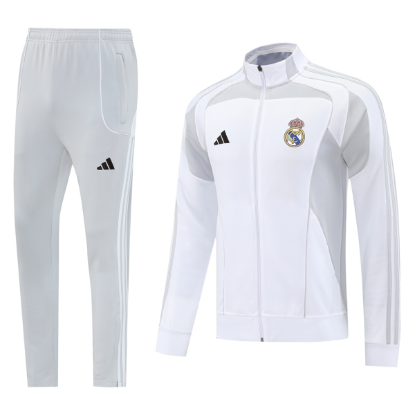 Men's Real Madrid adidas Training Tracksuit 25/26 White