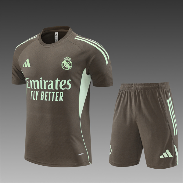 Real Madrid adidas Training Set 25/26 Dark Olive