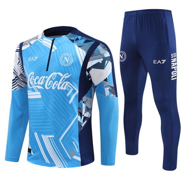 SSC Napoli Half-Zip Training Sweatshirt 2024/2025