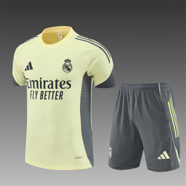 Real Madrid adidas Training Set 25/26 yellow